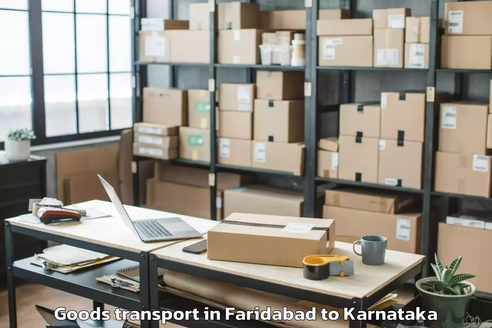 Hassle-Free Faridabad to Munavalli Goods Transport